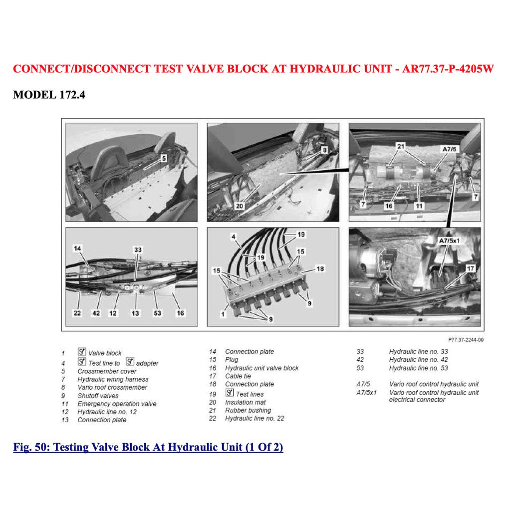 Mercedes-Benz SLK R172 2011-2020 Full Manual Set – VARIO Roof Service Repair Manual - page 7