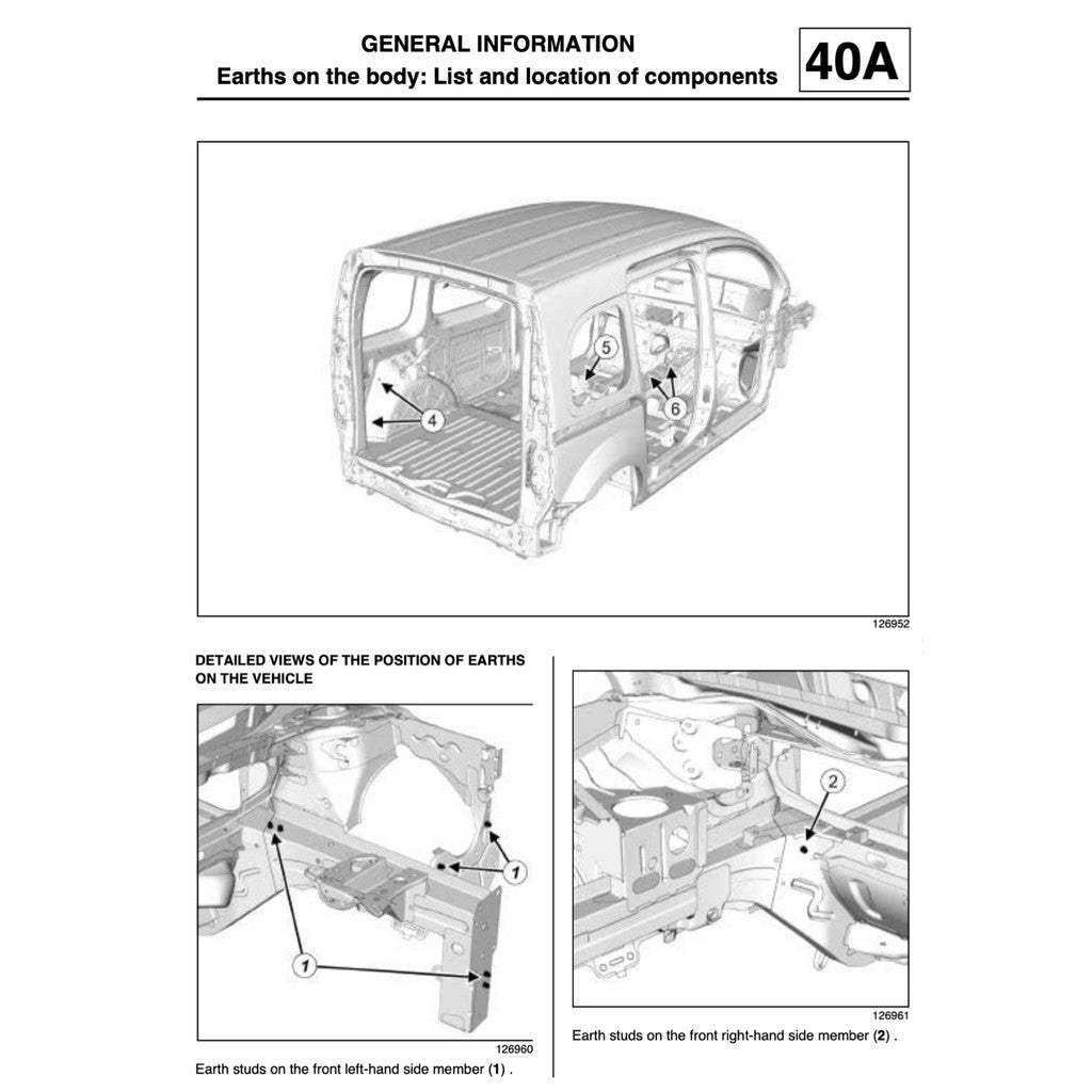 Renault KANGOO II X61 FC/FW 2007-2021 Full Manual Set – Repair & Maintenance Manual - page 9