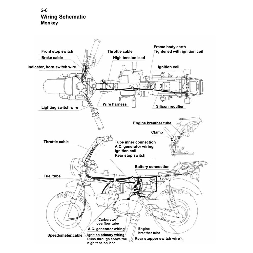 Honda MONKEY / GORILLA Z50J 2008 Full Manual Set – Repair & Maintenance Manual - page 6