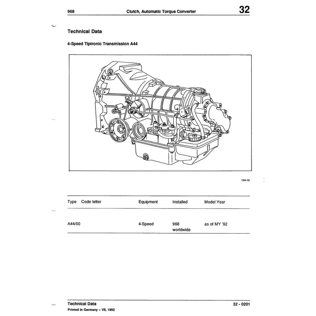 Porsche 968 1991-1995 Full Manual Set – Repair & Maintenance Manual - page 6