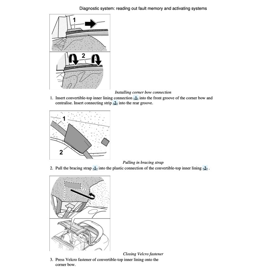Porsche 911 997 2004-2013 Full Manual Set – Convertible Top/ TARGA Top Service Repair Manual - page 6