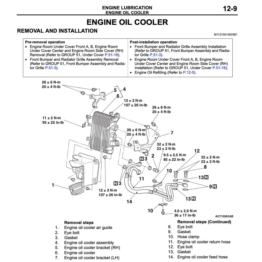 Mitsubishi LANCER EVO X 2008-2102 Full Manual Set – Repair & Maintenance Manual - page 5