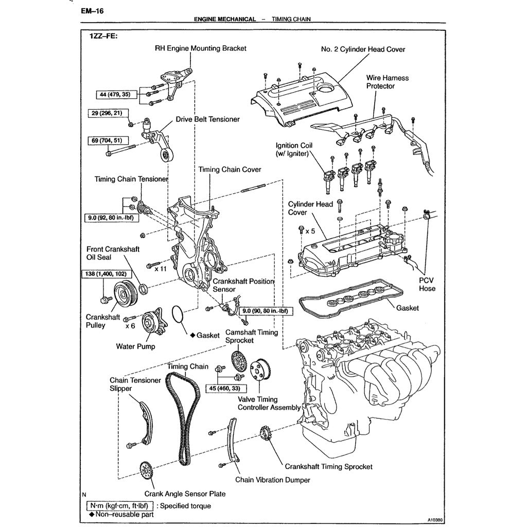 Toyota CELICA 2000 T230 1999-2006 Full Manual Set – Repair & Maintenance Manual - page 6
