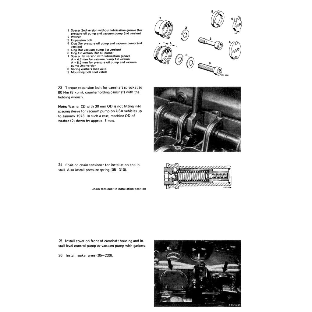 Mercedes-Benz Engine M110 1980–1996 Full Manual Set – Repair & Maintenance Manual - page 8