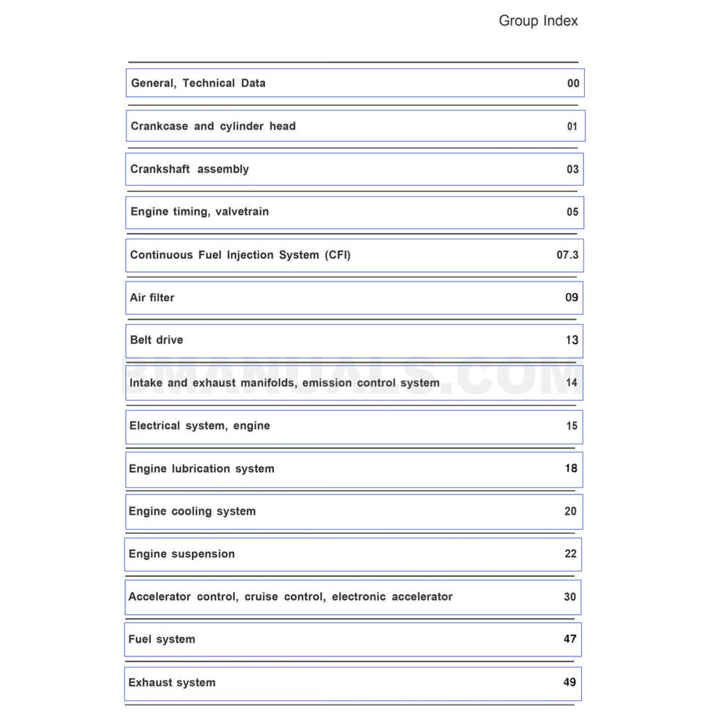 Mercedes-Benz Engine M115 1968–1976 Full Manual Set – Repair & Maintenance Manual - page 2