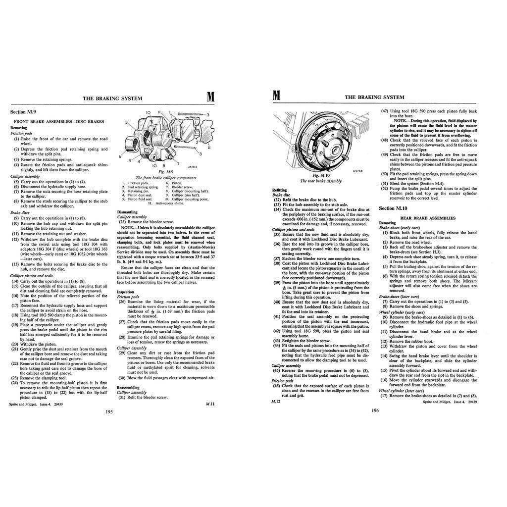 [CLASSIC] MG MIDGET/ SPRITE MKII, MKIII, MKIV Full Manual Set – Repair & Maintenance Manual - page 7
