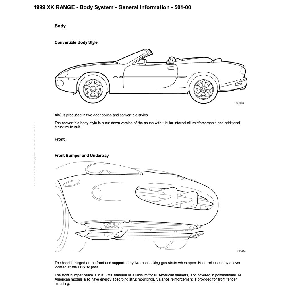 Jaguar XK8 / XKR 1997-2006 Full Manual Set – Repair & Maintenance Manual and Electrical Manual - page 2