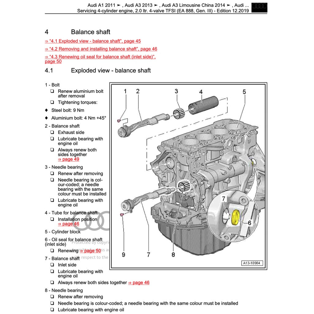 Audi TT MK3 2015-2023 Full Manual Set – Repair & Maintenance Manual - page 5