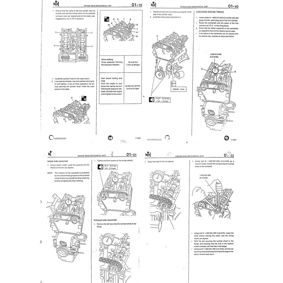 Alfa Romeo 155 Type 167 1992-1997 Full Manual Set – Service Repair Workshop Manual - page 8