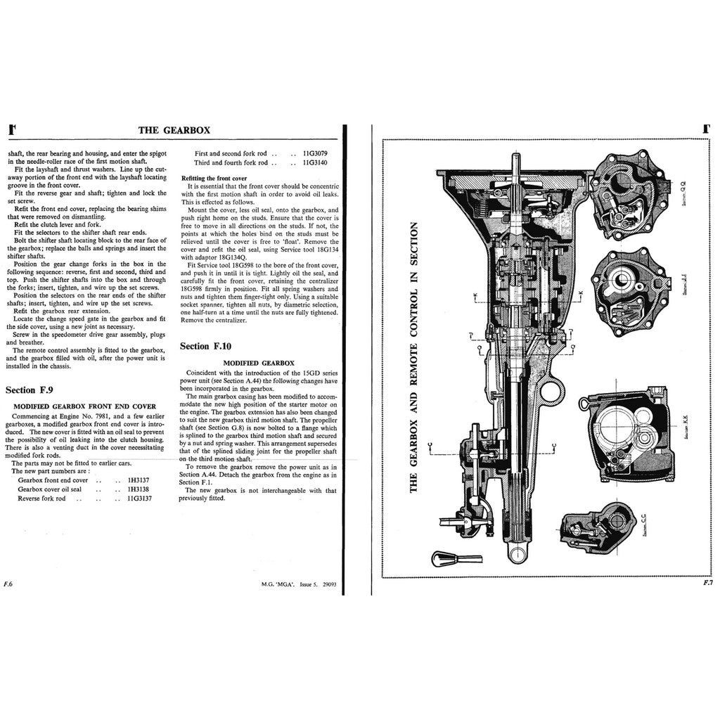 [CLASSIC] MG MGA 1955-1962 Full Manual Set – Repair & Maintenance Manual - page 7