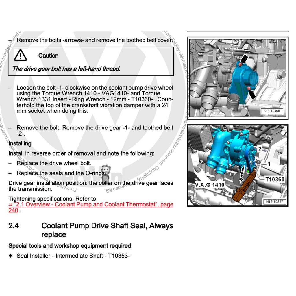 VW GOLF MK6 2009-2013 Full Manual Set – Repair & Maintenance Manual - page 9
