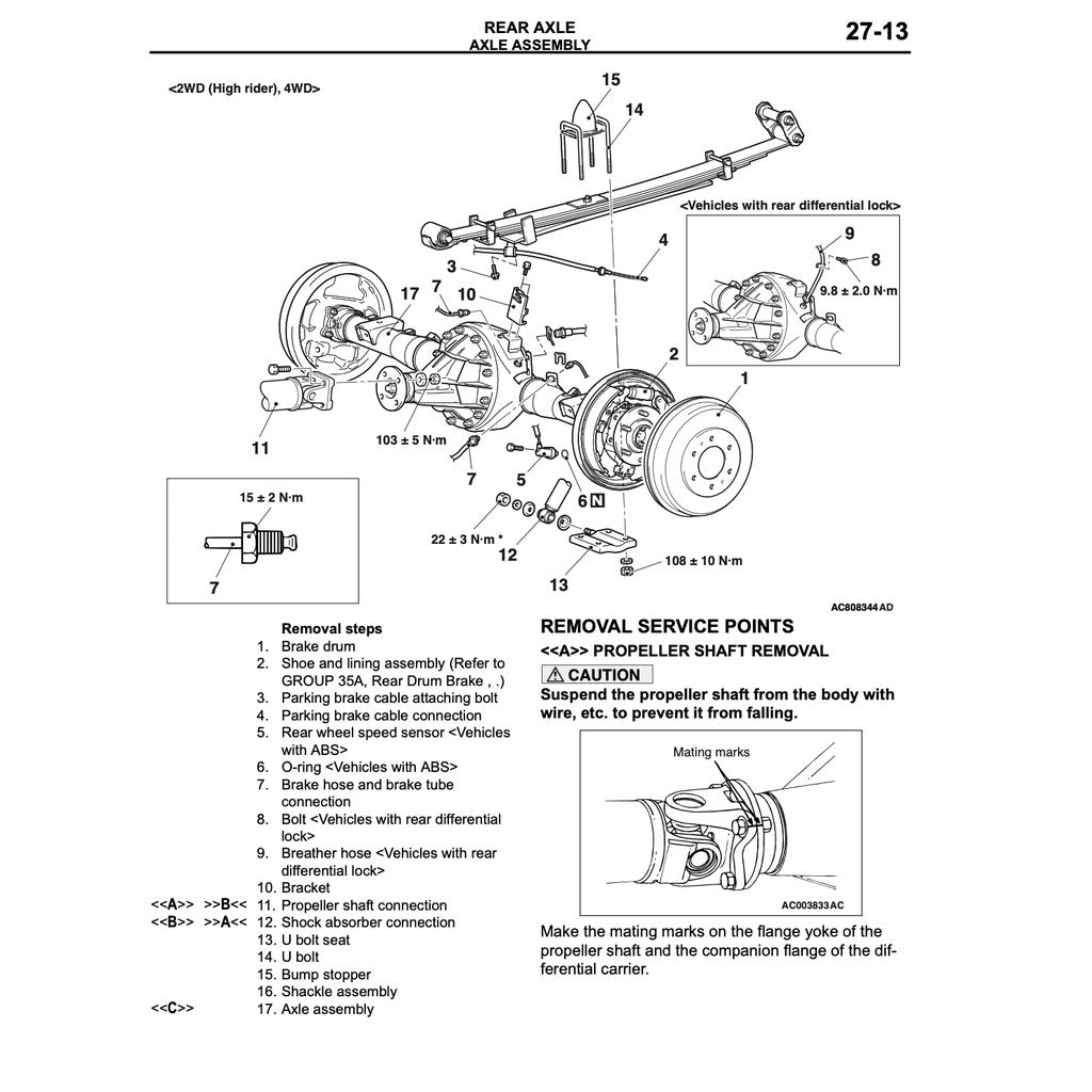 TRITON Mitsubishi TRITON L200 KA/KB 2006-2015 Full Manual Set – Repair & Maintenance Manual - page 4