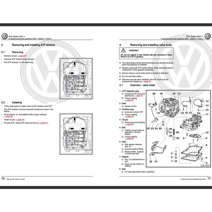 VW POLO MK4 9N 2001-2009 Full Manual Set – Repair & Maintenance Manual - page 7