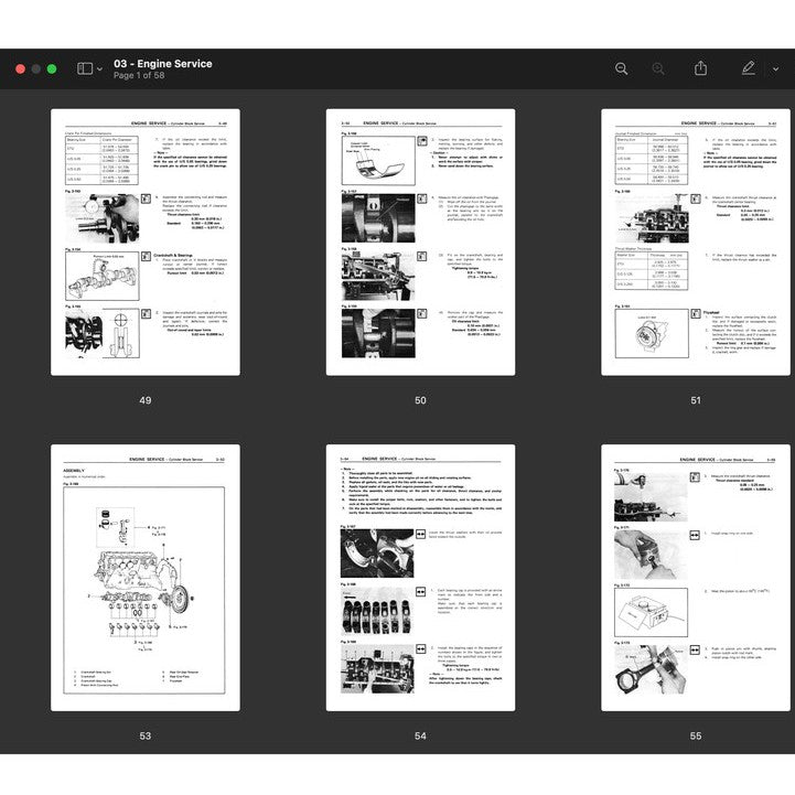 [CLASSIC] Toyota "4M" Engine 1977-1986 Full Manual Set – Repair Manual - page 8