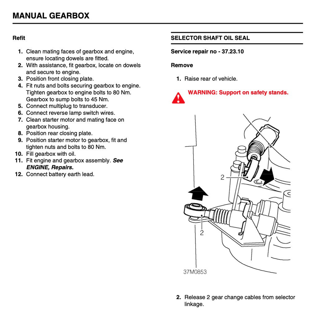 MG TF Rover 2002-2005 Full Manual Set – Service Repair Workshop Manual - page 9