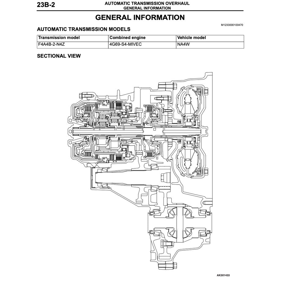 Mitsubishi GRANDIS 2003-2011 Full Manual Set – Repair & Maintenance Manual - page 4