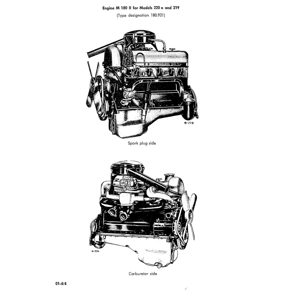 Mercedes-Benz W120 W121 "PONTON" 1953-1963 Full Manual Set – Repair & Maintenance Manual - page 3