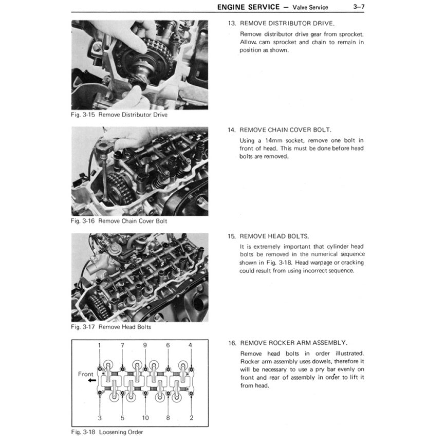 Toyota Engine 20R Workshop Repair Manual - page 4