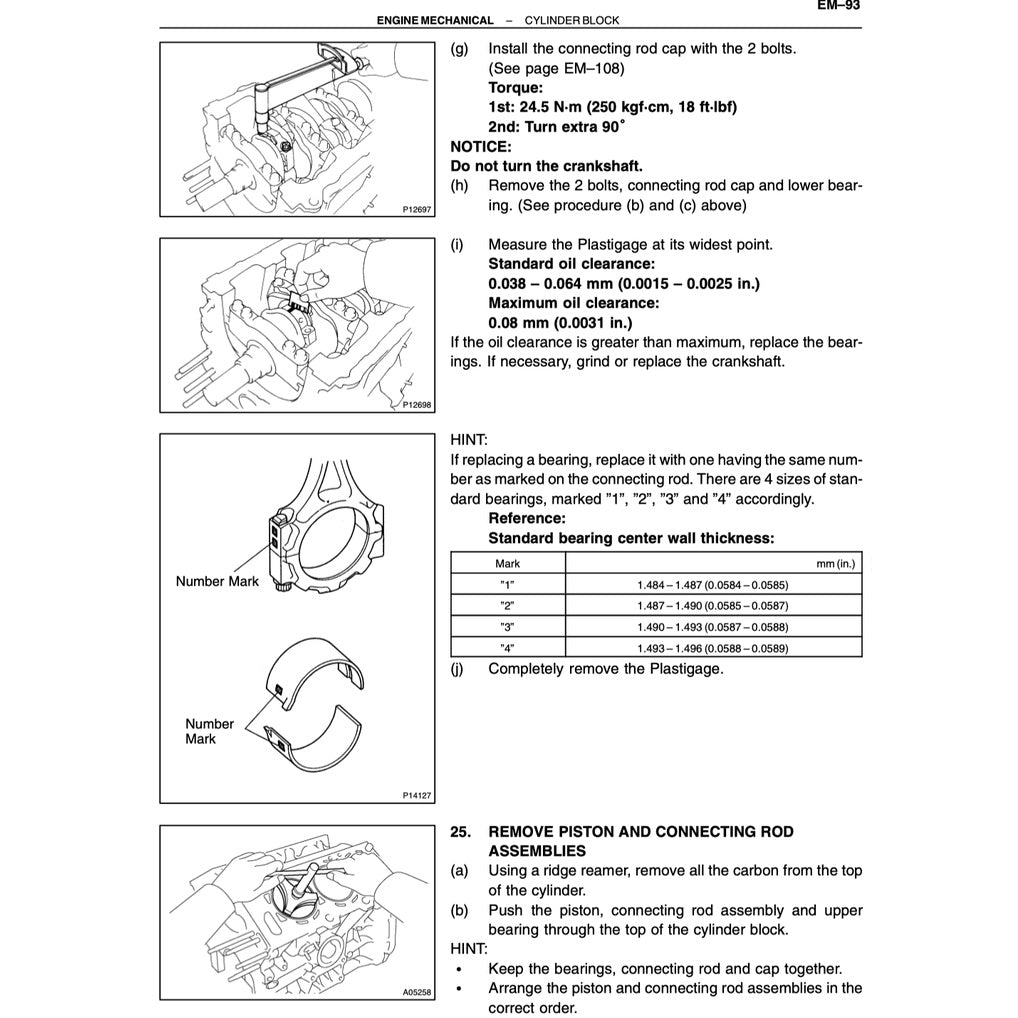 Toyota HARRIER I XU10 1998-2003 Full Manual Set – Repair & Maintenance Manual - page 4