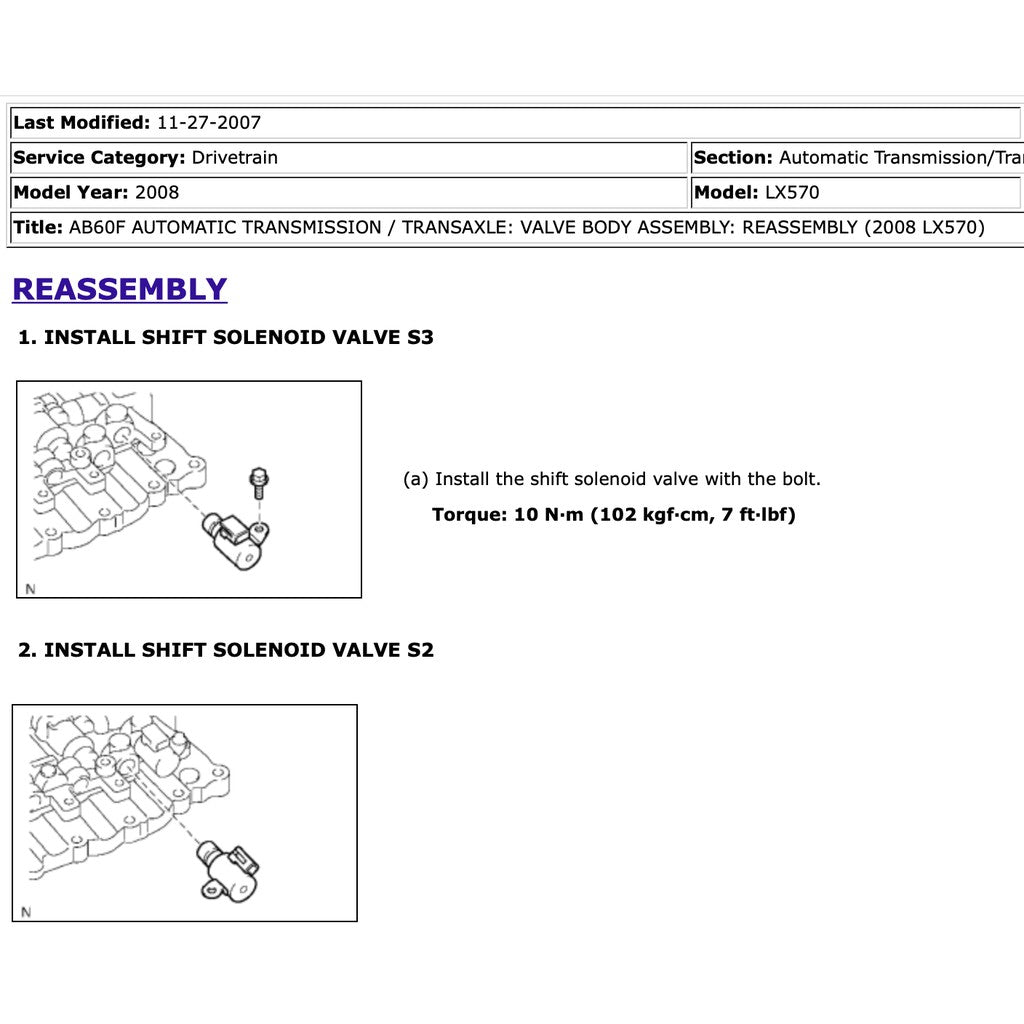 Lexus LX 570 2008-2015 Full Manual Set – Repair & Maintenance Manual - page 3