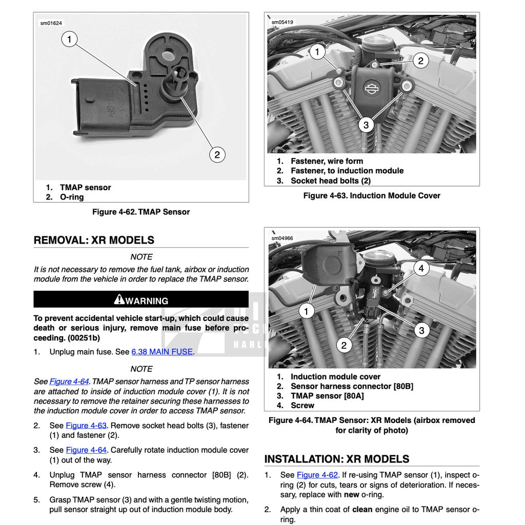 HARLEY DAVIDSON SPORTSTER MODELS 2008-2021 Full Manual Set – Service Manual and Spare Parts Catalog - page 9