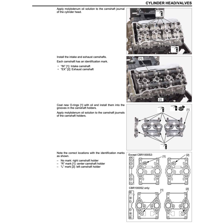 Honda CBR1000RR RA/ S1/S2 FIREBLADE 2017-2019 Full Manual Set – Repair & Maintenance Manual and Spare Parts Catalog and User Handbook / CBR 1000 RR - page 6