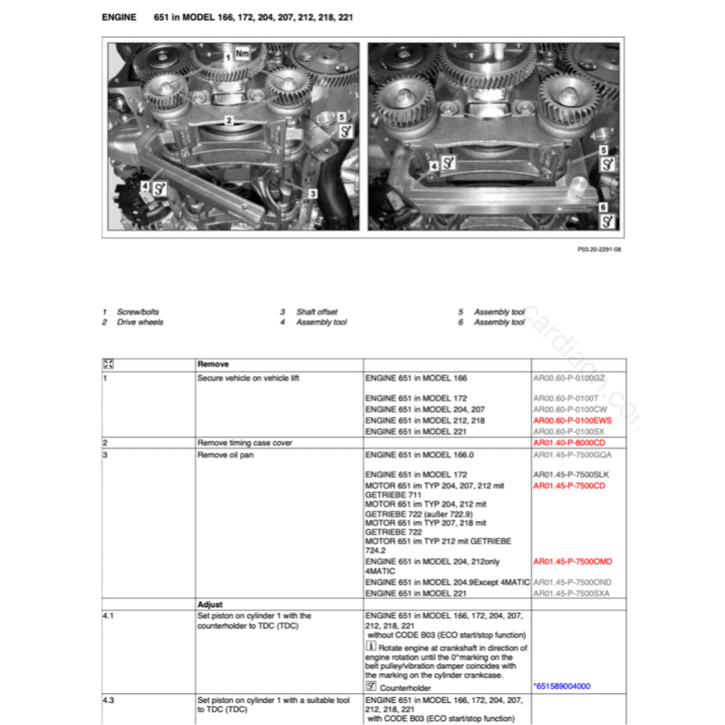Mercedes-Benz Engine OM651 Service Repair Manual - page 6