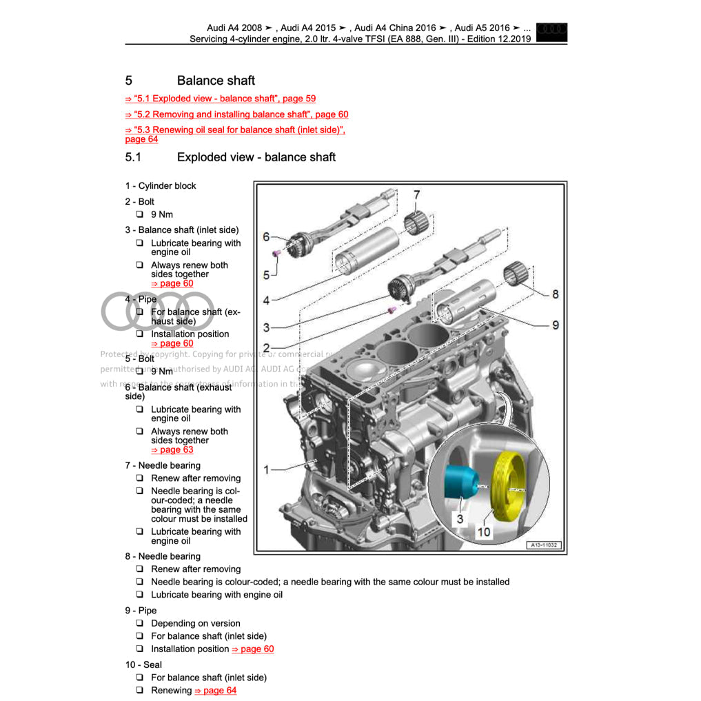 Audi Q5 8R 2008-2017 Full Manual Set – Repair & Maintenance Manual - page 9