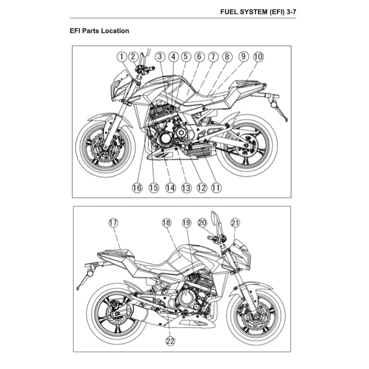 CFMoto 650NK CF650 2013-2016 Full Manual Set – Repair & Maintenance Manual and User Handbook - page 3