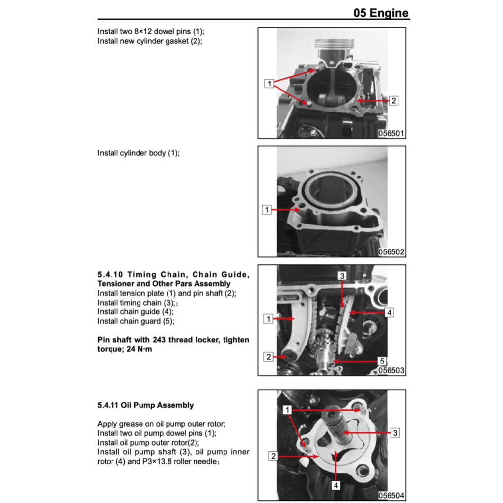 CFMoto 250NK CF250/A 2018-2023 Full Manual Set – Repair & Maintenance Manual and Spare Parts Catalog and User Handbook - page 8