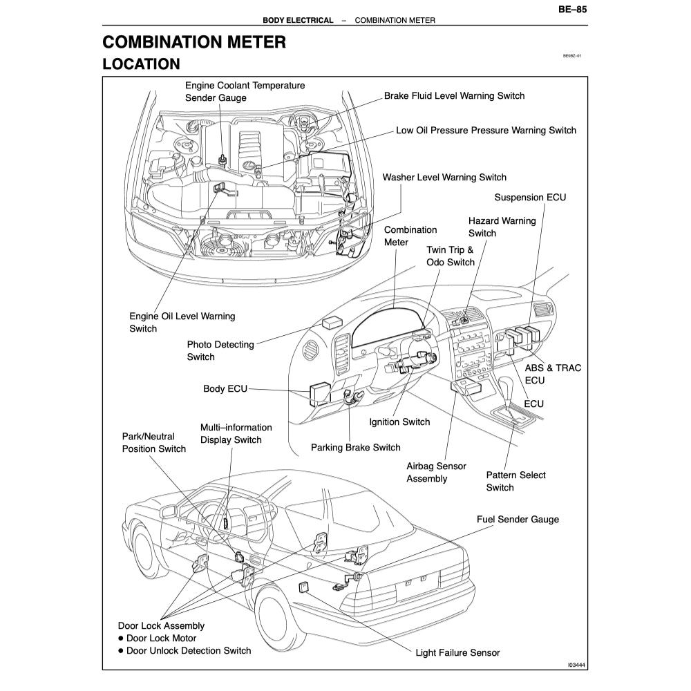 Lexus LS400 XF10/XF20 1990-2000 Full Manual Set – Repair & Maintenance Manual - page 8