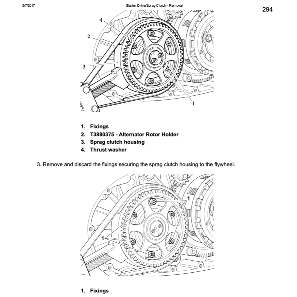 Triumph THRUXTON R 1200 2016-2023 Full Manual Set – Repair & Maintenance Manual and User Handbook - page 8