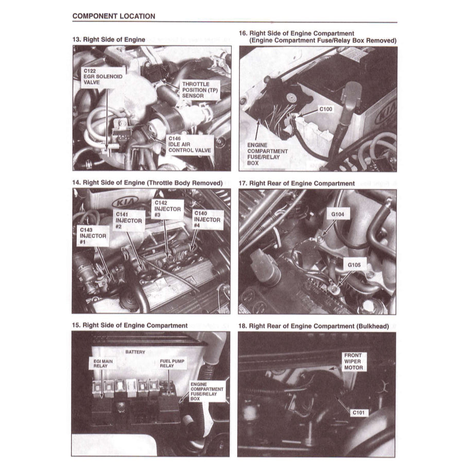 Kia SPORTAGE JA/NB 1996-2004 Full Manual Set – Repair & Maintenance Manual - page 9