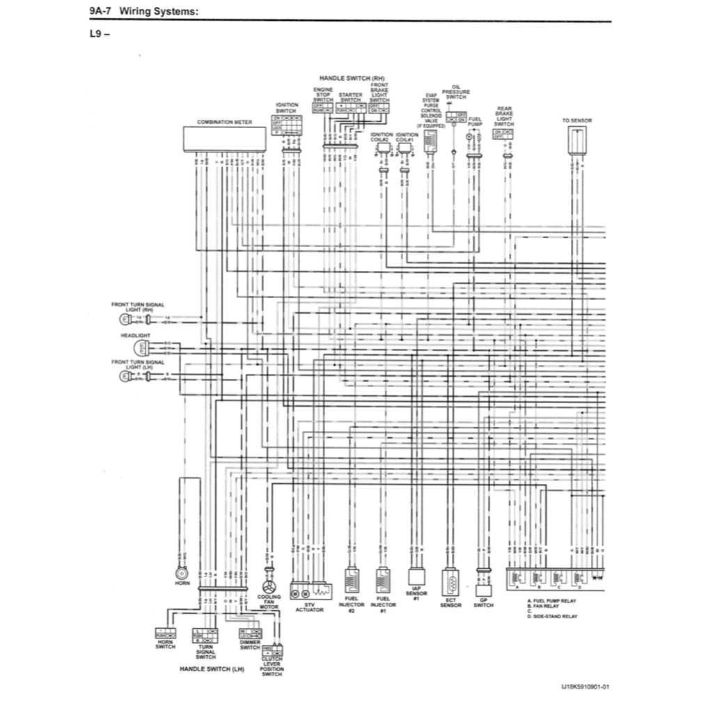 Suzuki SV650 SV650/A/XA "L7-L9" 2017-2023 Full Manual Set – Repair & Maintenance Manual and Spare Parts Catalog and User Handbook - page 9