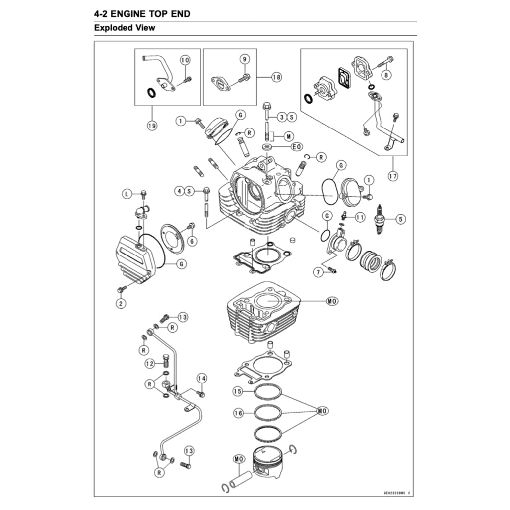 Kawasaki ELIMINATOR 125 / MODENAS JAGUH 175 1997-2007 Full Manual Set – Repair & Maintenance Manual and Spare Parts Catalog and User Handbook - page 4