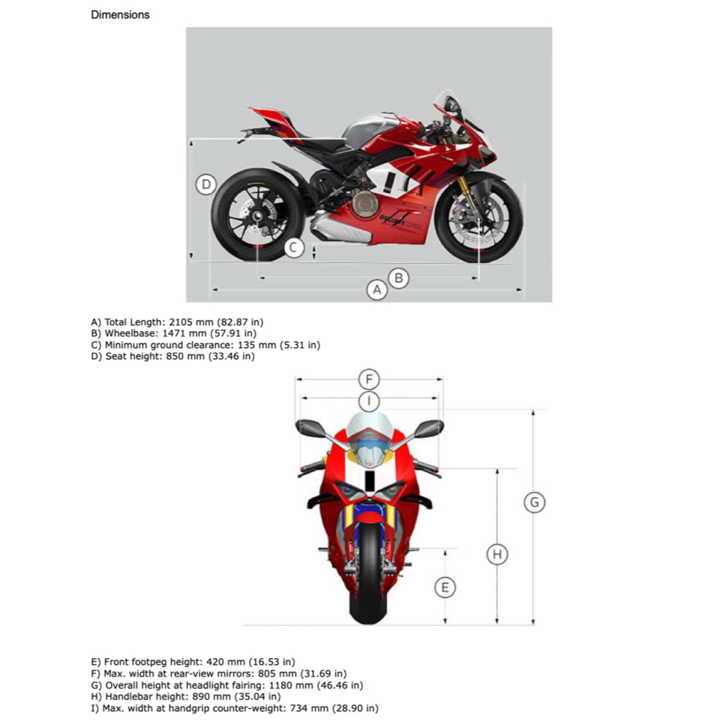 Ducati PANIGALE V4R 2023+ Full Manual Set – Repair & Maintenance Manual and Spare Parts Catalog and User Handbook - page 2