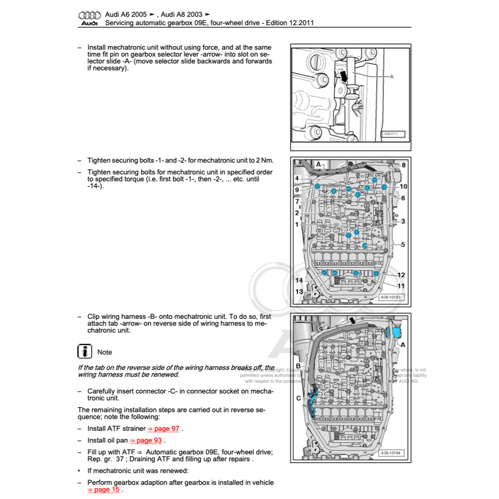 Audi A8 D3/4E 2002-2010 Full Manual Set – Repair & Maintenance Manual - page 2