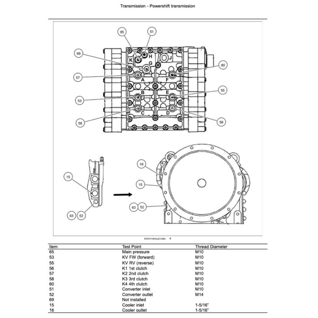 Case 1021F / 1121F Wheel Loader Workshop Repair Manual - page 4