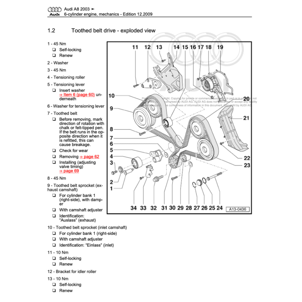 Audi A8 D3/4E 2002-2010 Full Manual Set – Repair & Maintenance Manual - page 6