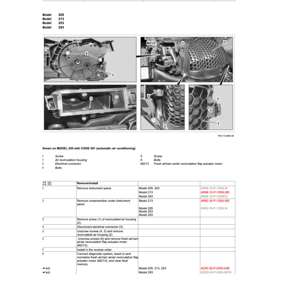 Mercedes-Benz W213 2017-2023 Full Manual Set – Repair & Maintenance Manual - page 6