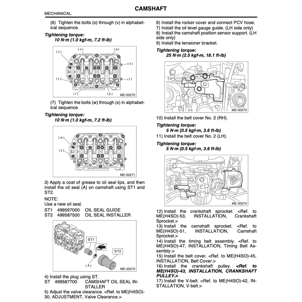 Subaru LEGACY BE/BH 1999-2004 Full Manual Set – Repair & Maintenance Manual - page 5