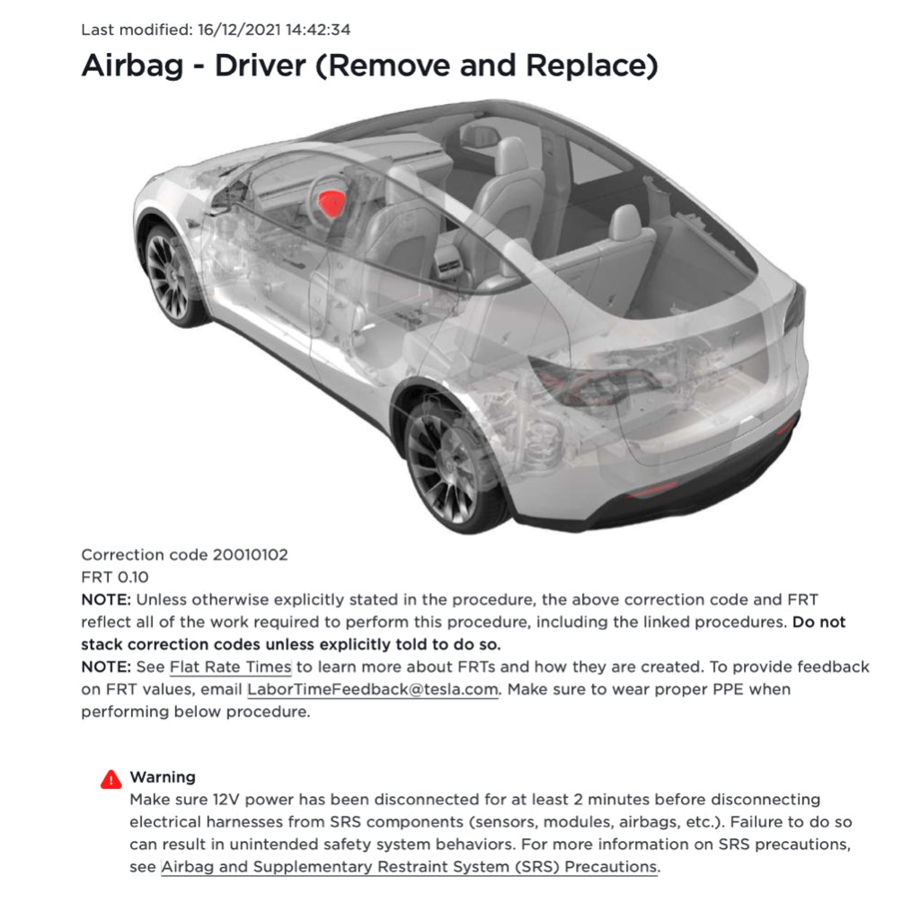 Tesla MODEL Y 2020+ Full Manual Set – Repair & Maintenance Manual - page 5