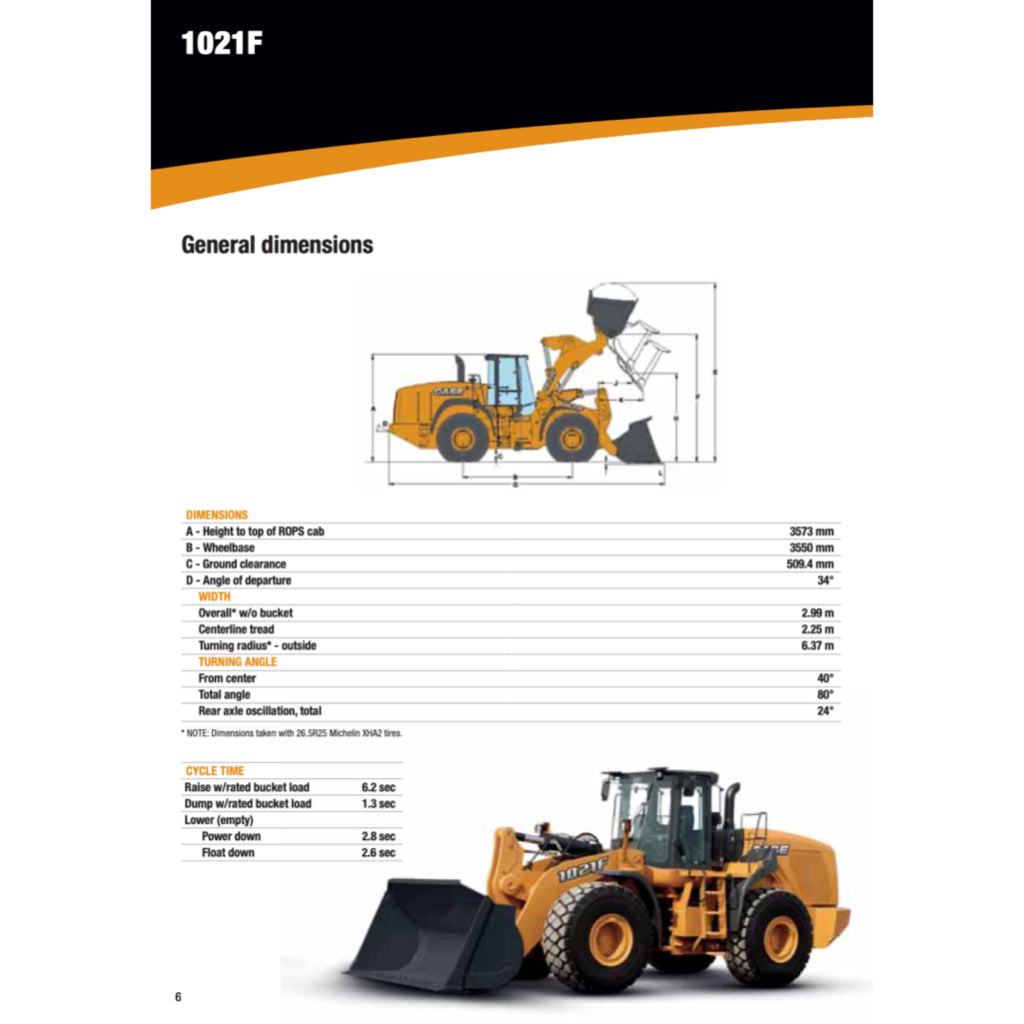 Case 1021F / 1121F Wheel Loader Workshop Repair Manual - page 7