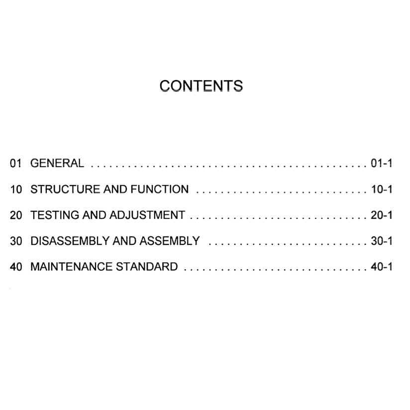KOMATSU PC200/210/220/25 LC-6-7-8 Workshop Repair Manual - page 2