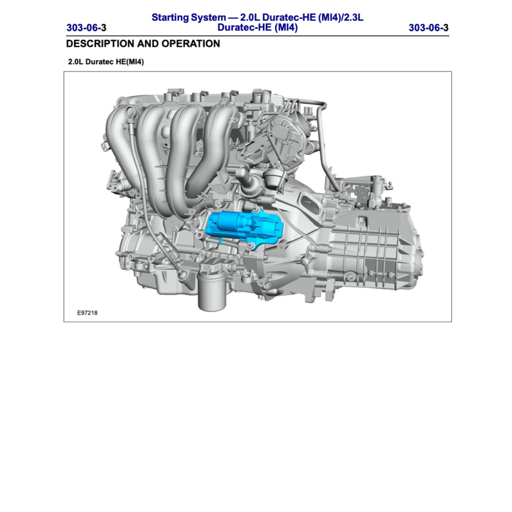 Ford MONDEO MK4 2007-2014 Full Manual Set – Repair & Maintenance Manual - page 3