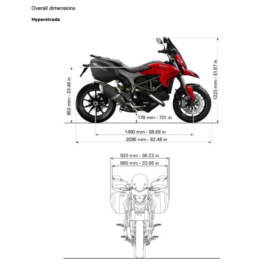Ducati HYPERSTRADA 821 2013-2017 Full Manual Set – Repair & Maintenance Manual and Spare Parts Catalog and User Handbook - page 2