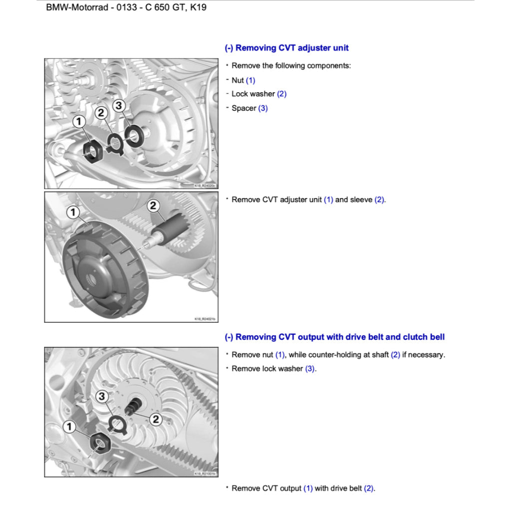 BMW C650GT 2012-2020 Full Manual Set – Repair & Maintenance Manual and Spare Parts Catalog and RIDER'S Manual - page 2