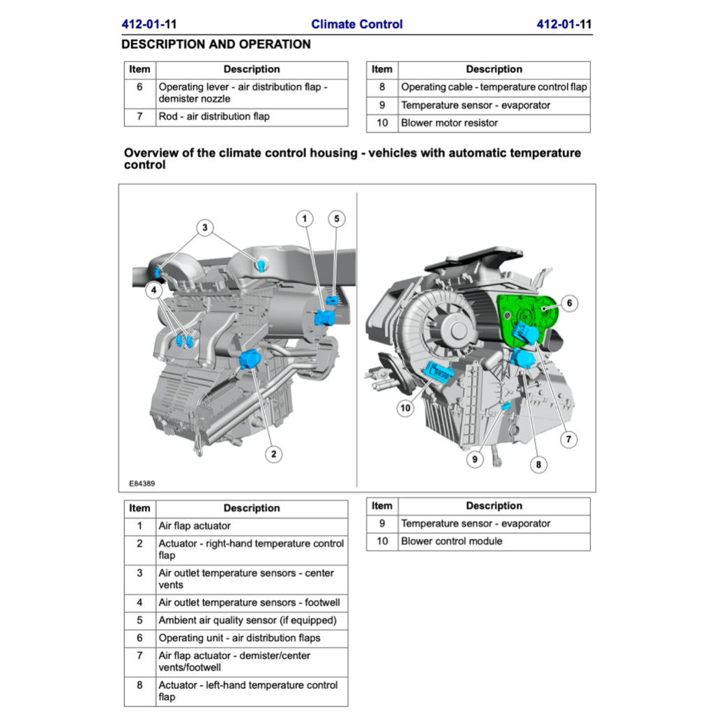 Ford MONDEO MK4 2007-2014 Full Manual Set – Repair & Maintenance Manual - page 9