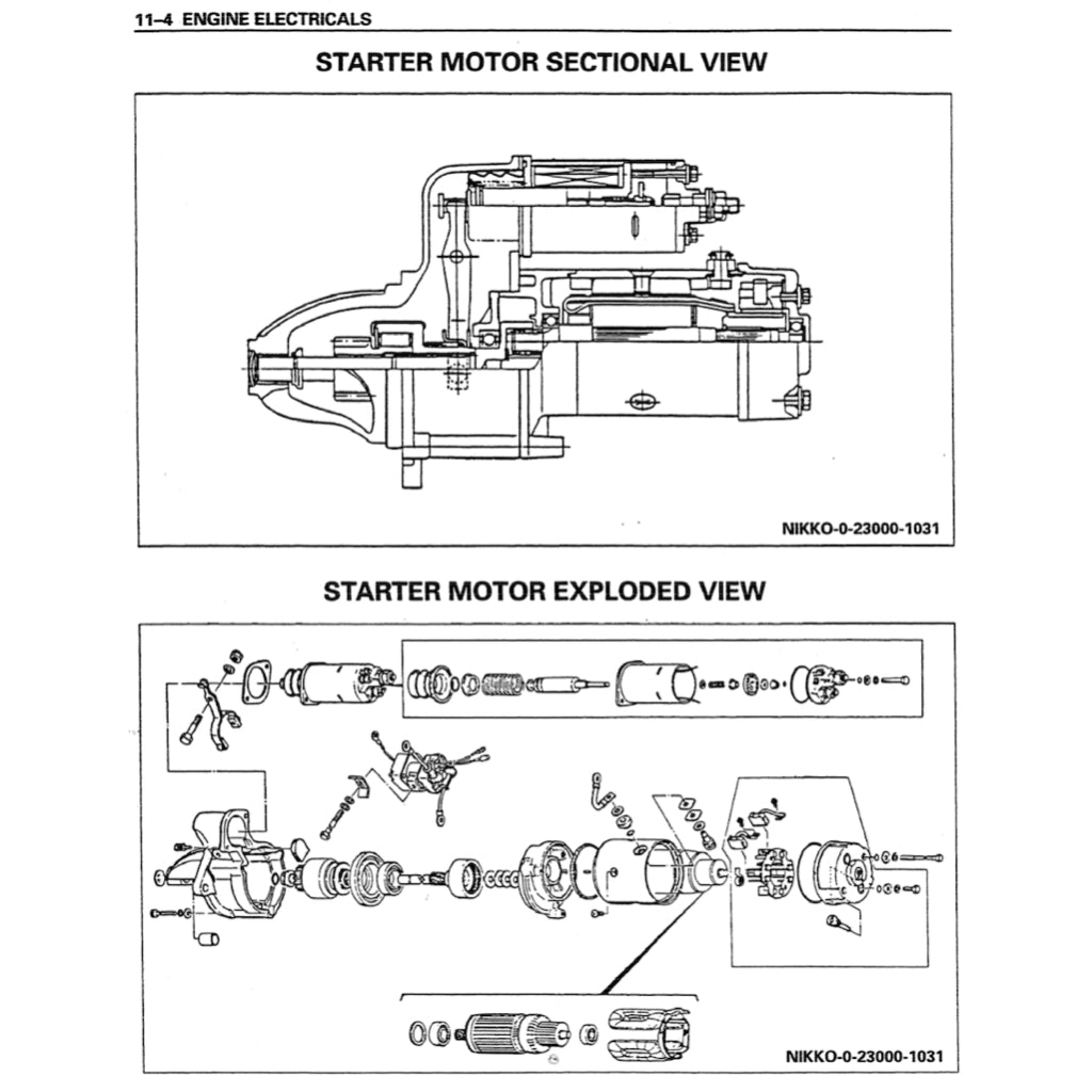 Isuzu Engine 4BG1/4BG1T/6BG1 Workshop Repair Manual - page 6