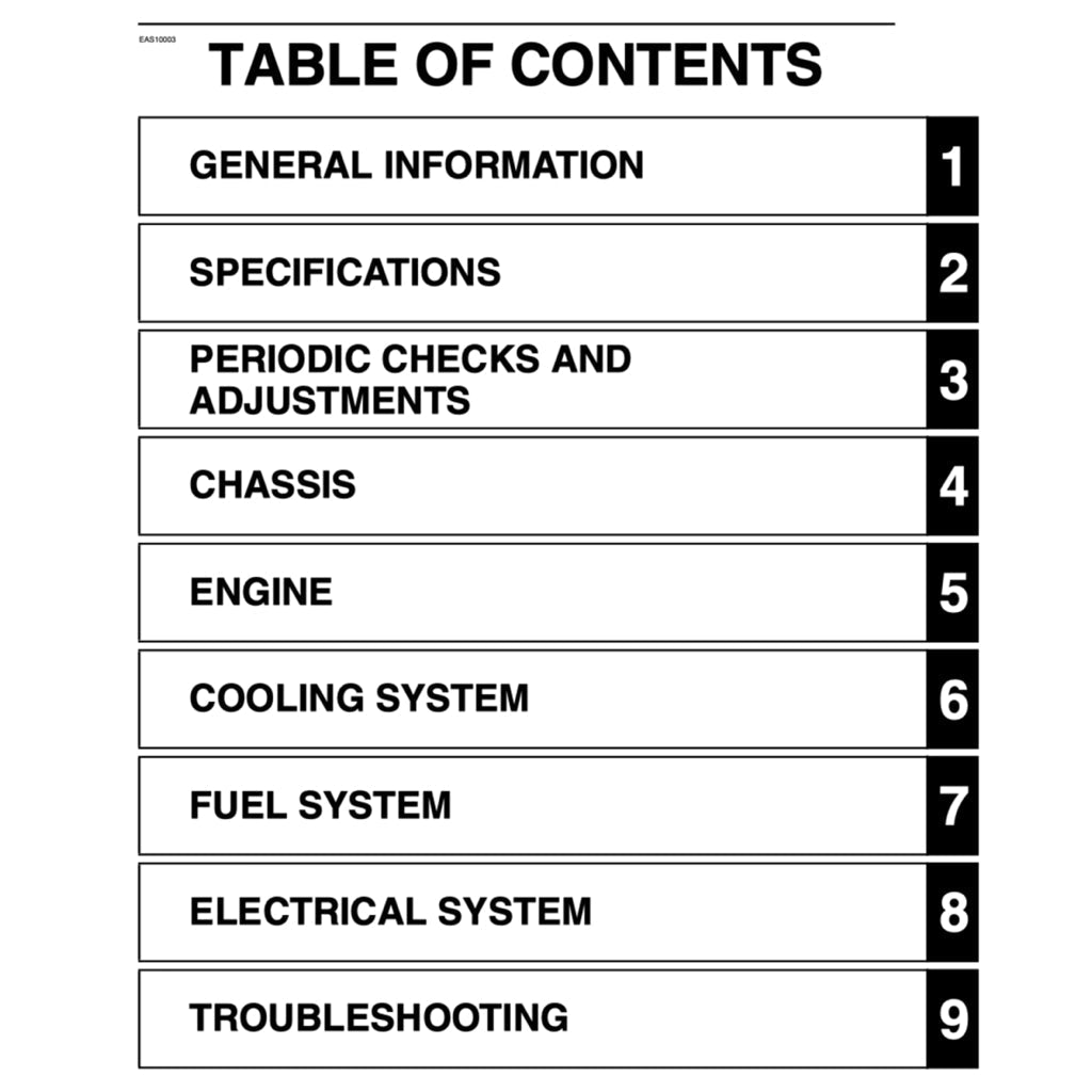 Yamaha XSR700 XSR 700 2016+ Full Manual Set – Repair & Maintenance Manual and User Handbook - page 2